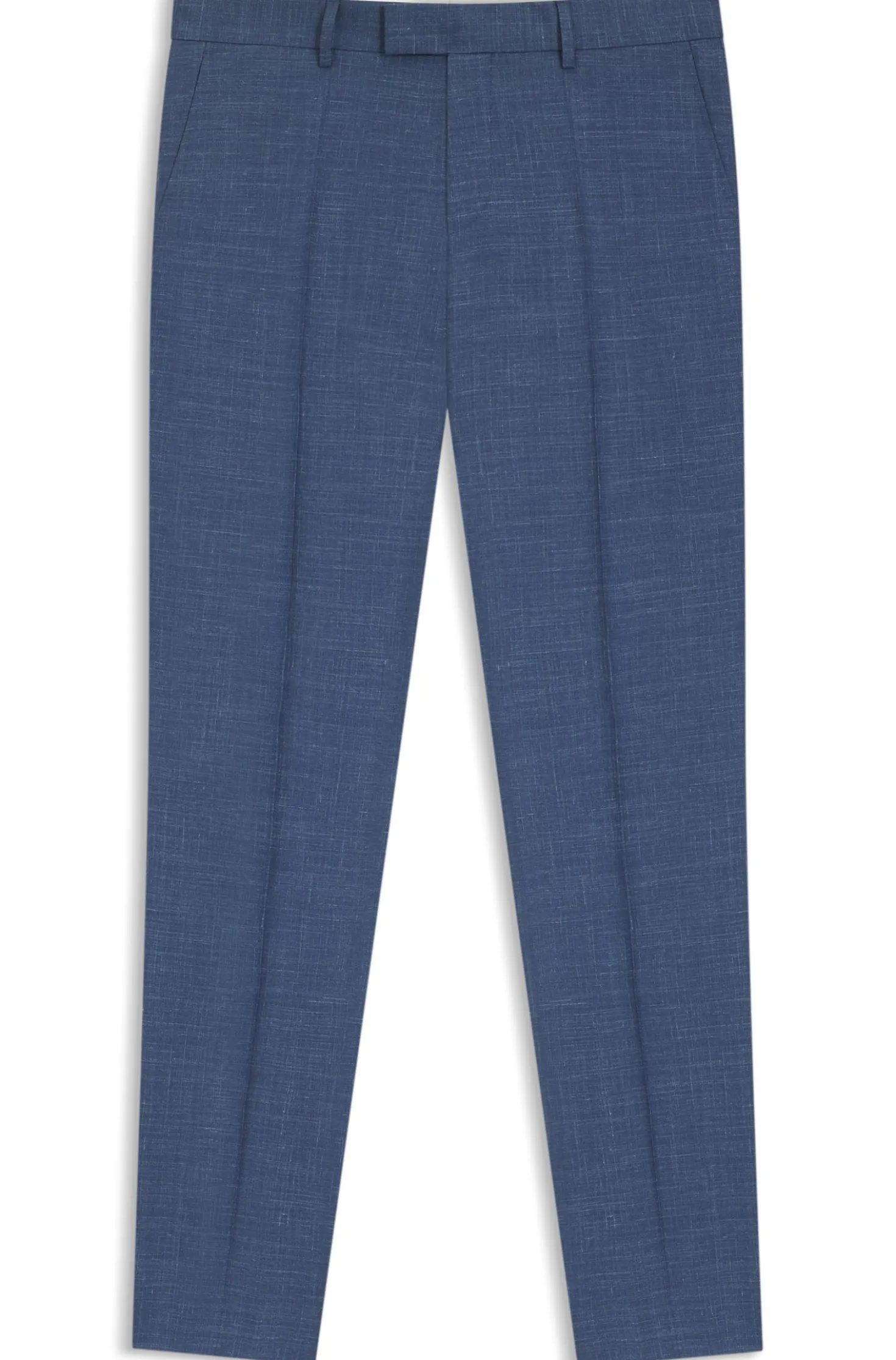 BOSS ONE Slim-Fit Anzughose aus Wolle, Seide und Leinen