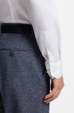 BOSS ONE Slim-Fit Hemd aus knitterfreier Oxford-Baumwolle