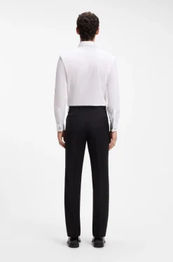 BOSS ONE Slim-Fit Hose aus Schurwoll-Serge