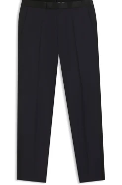 BOSS ONE Slim-Fit Smoking-Hose aus Schurwoll-Serge