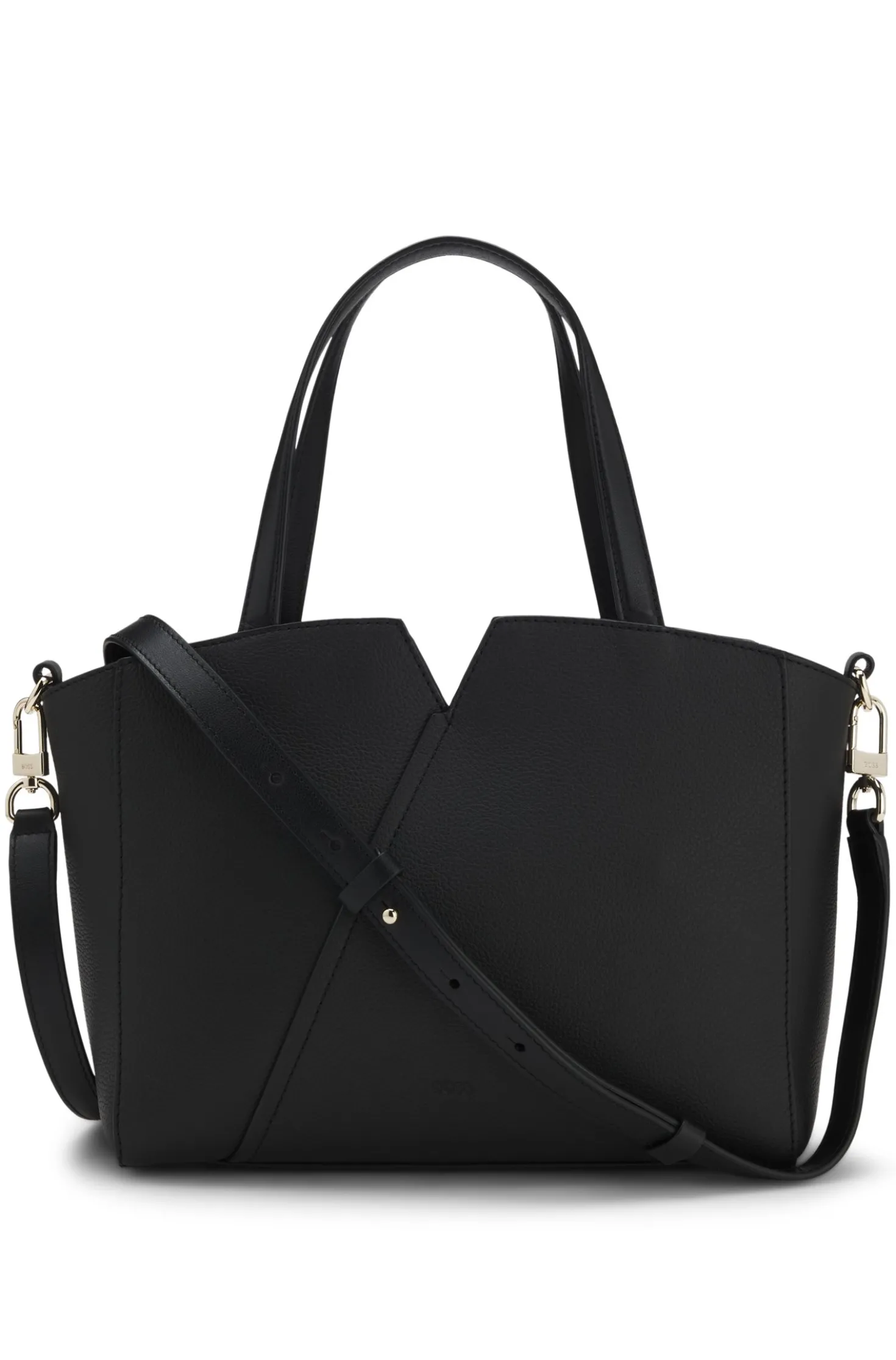 BOSS Revers kleine Tote Bag aus Leder mit Gürtel-Detail
