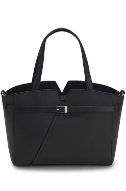 BOSS Revers kleine Tote Bag aus Leder mit Gürtel-Detail