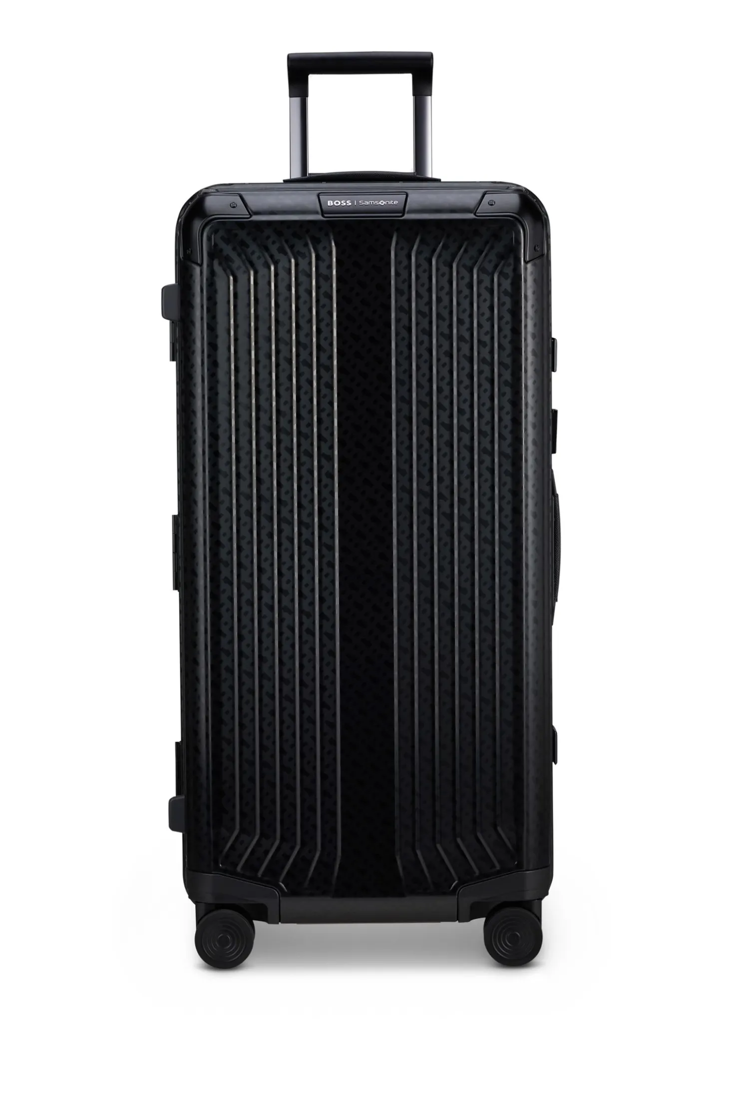 BOSS | Samsonite Koffer aus eloxiertem Aluminium mit 106 Liter Fassungsvermögen
