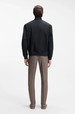 BOSS x ASTON MARTIN Bomberjacke aus wasserabweisendem Twill