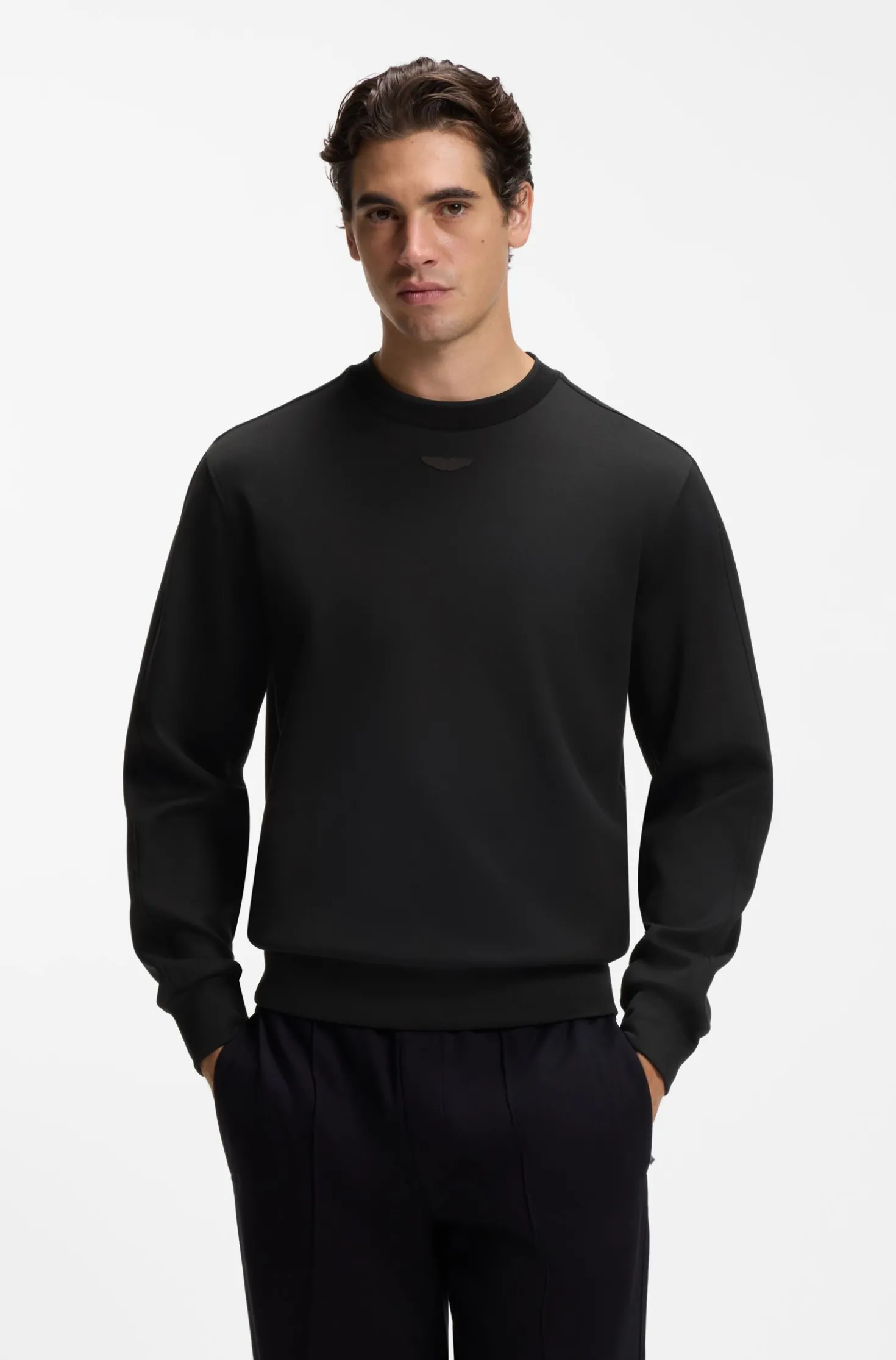 BOSS x ASTON MARTIN Sweatshirt aus Baumwolle
