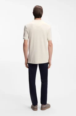 BOSS x ASTON MARTIN T-Shirt aus Wolle-Baumwoll-Jacquard