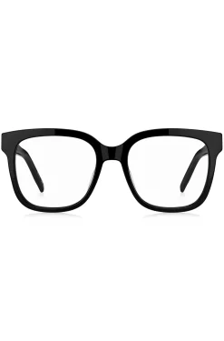 Brillenfassung aus schwarzem Acetat mit Double-B-Monogramm