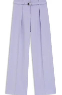 Bundfaltenhose mit Gürtel