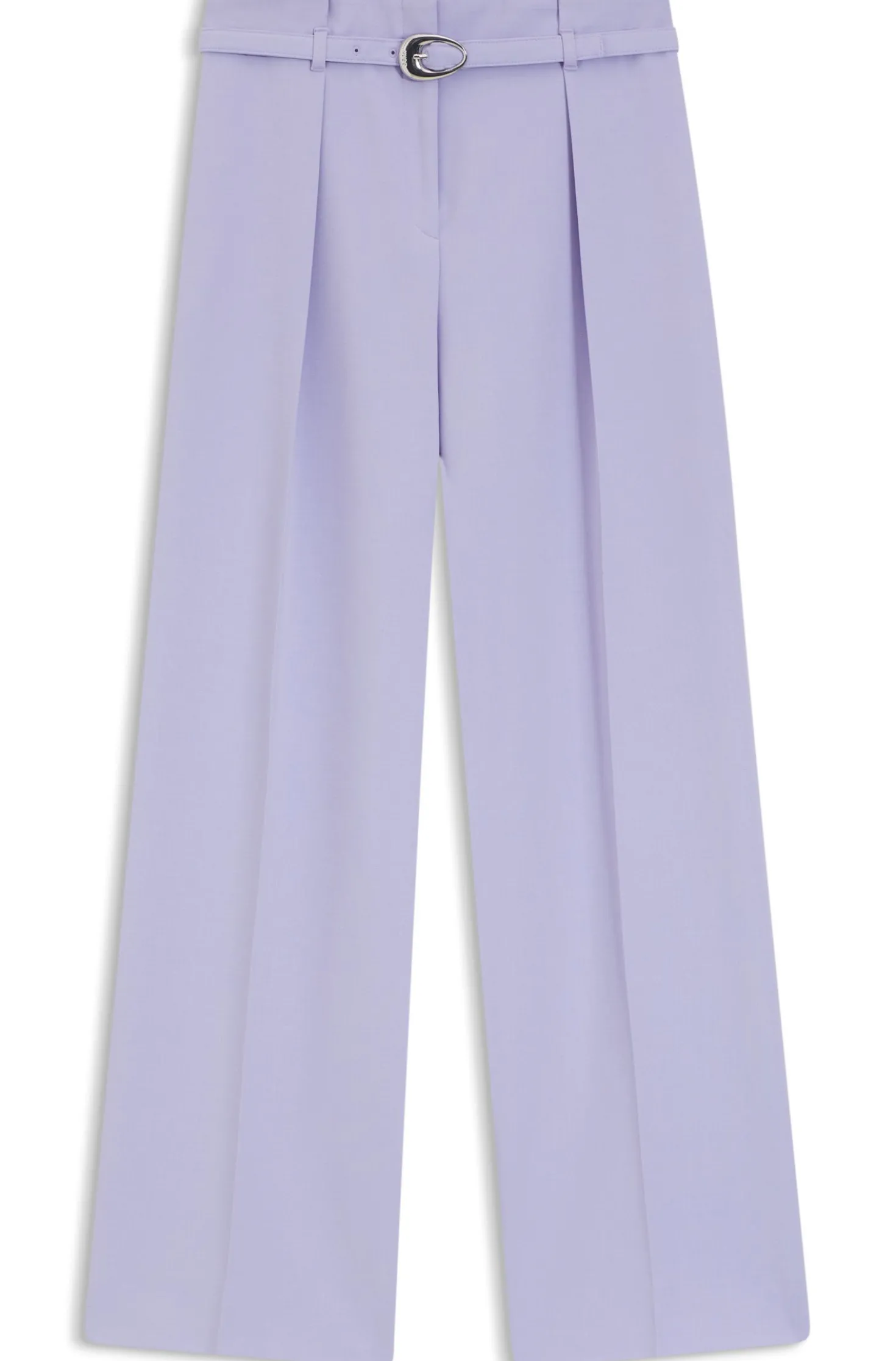 Bundfaltenhose mit Gürtel