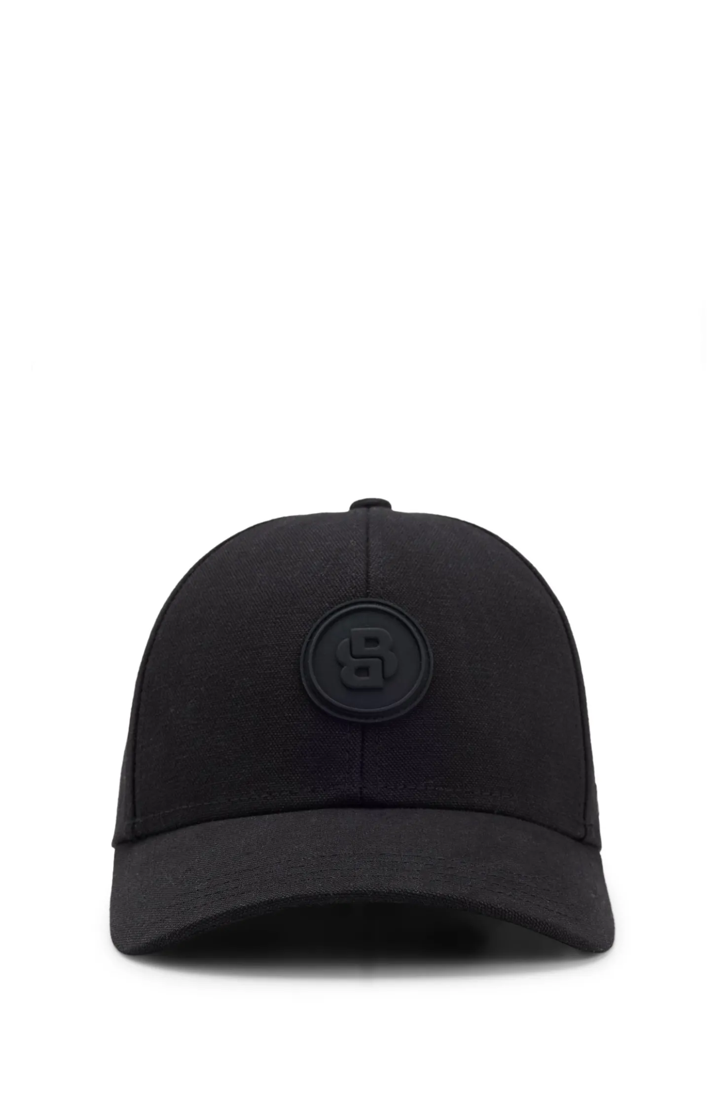 Cap aus Baumwoll-Canvas mit Double-B-Monogramm-Badge