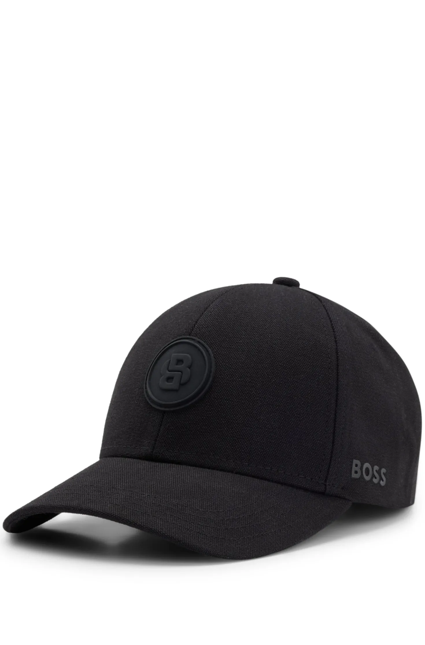 Cap aus Baumwoll-Canvas mit Double-B-Monogramm-Badge