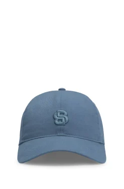Cap aus Baumwolle mit aufgesticktem Double-B-Monogramm