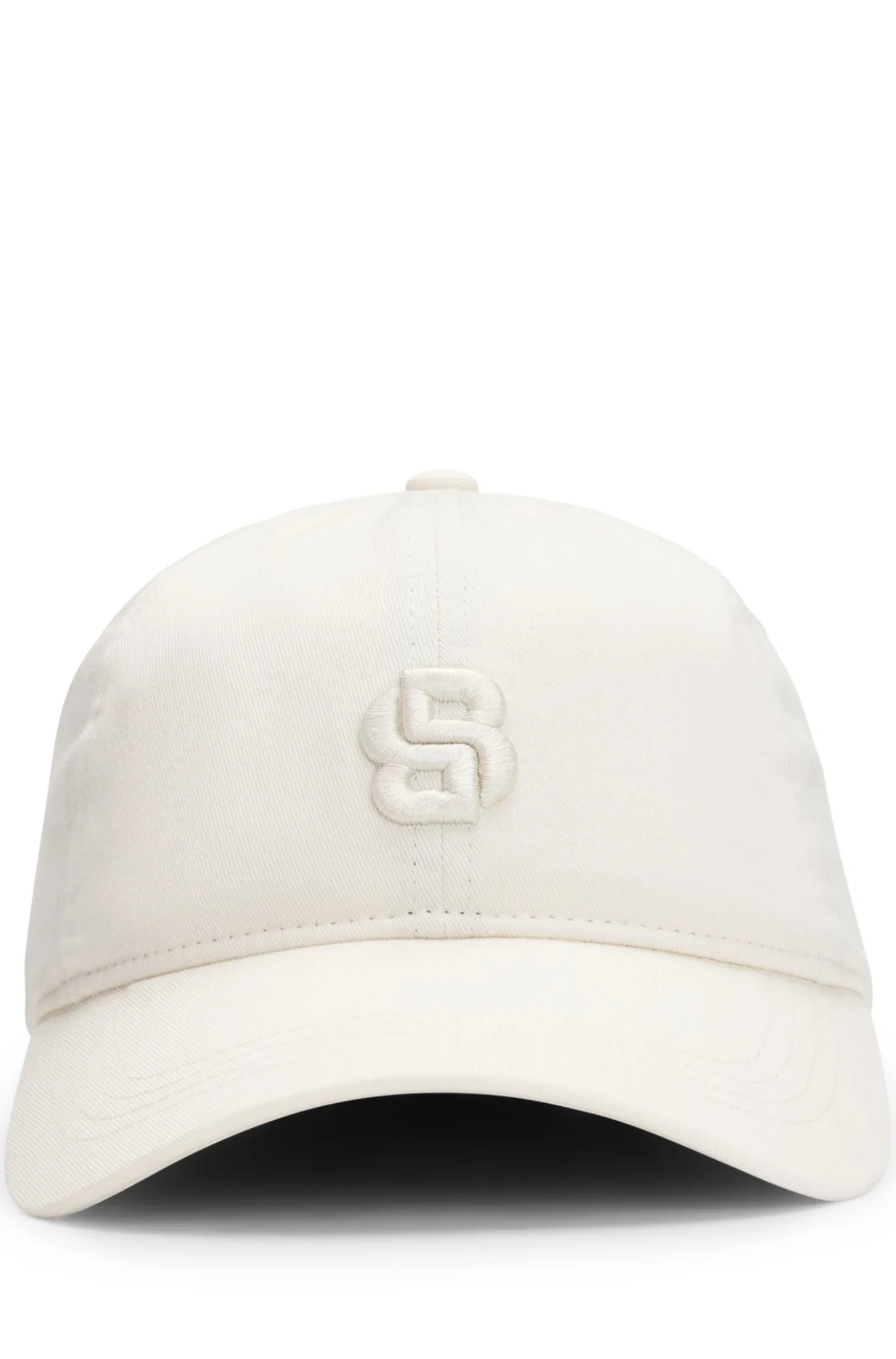 Cap aus Baumwolle mit aufgesticktem Double-B-Monogramm