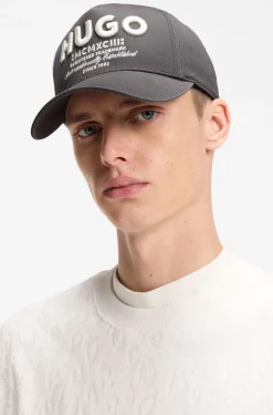 Cap aus Baumwoll-Twill mit 3D-Logo-Stickerei