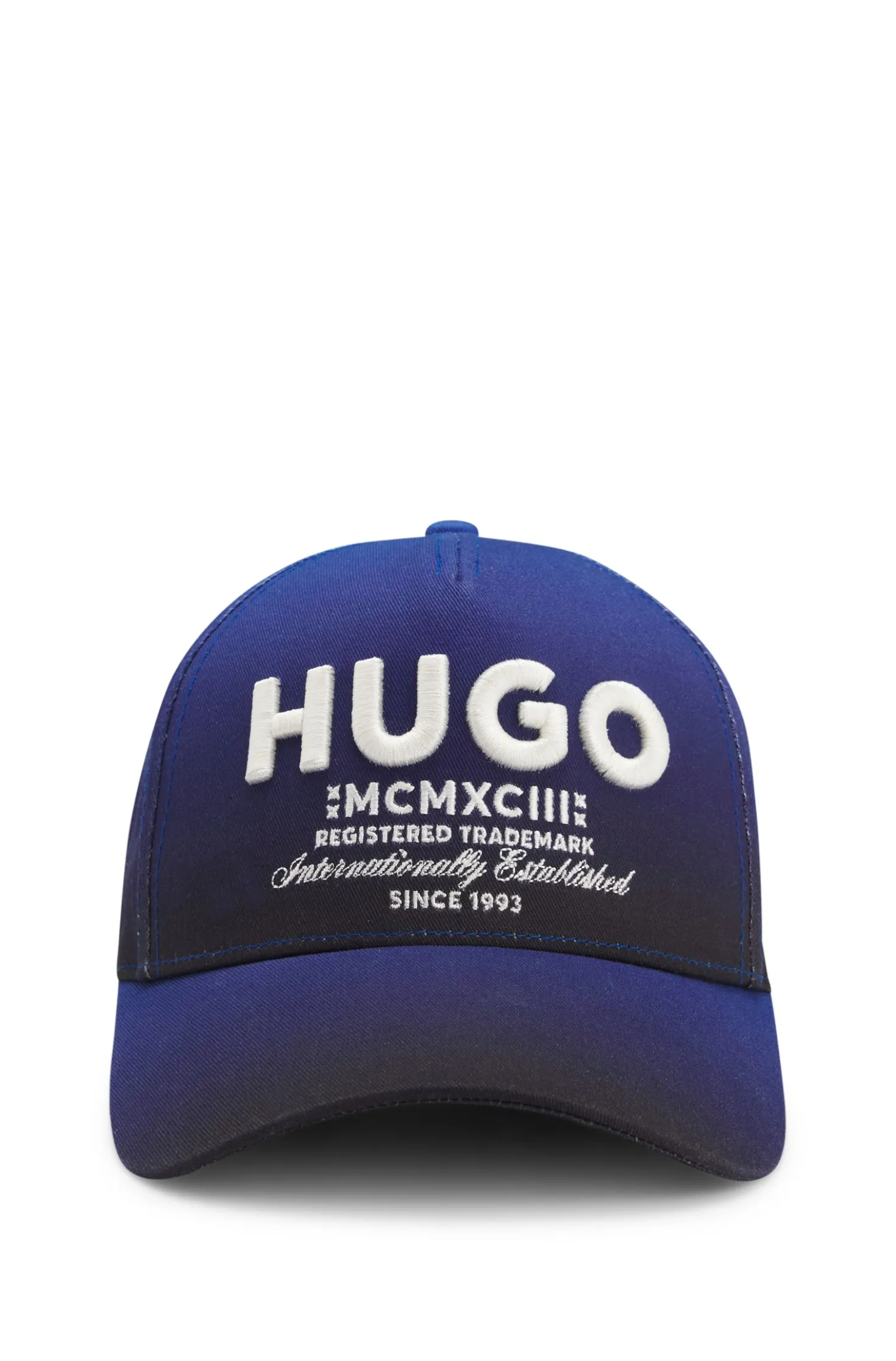 Cap aus Baumwoll-Twill mit 3D-Logo-Stickerei