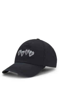Cap aus Baumwoll-Twill mit Herz-Logo