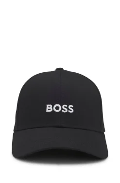 Cap aus Baumwoll-Twill mit Logo-Stickerei