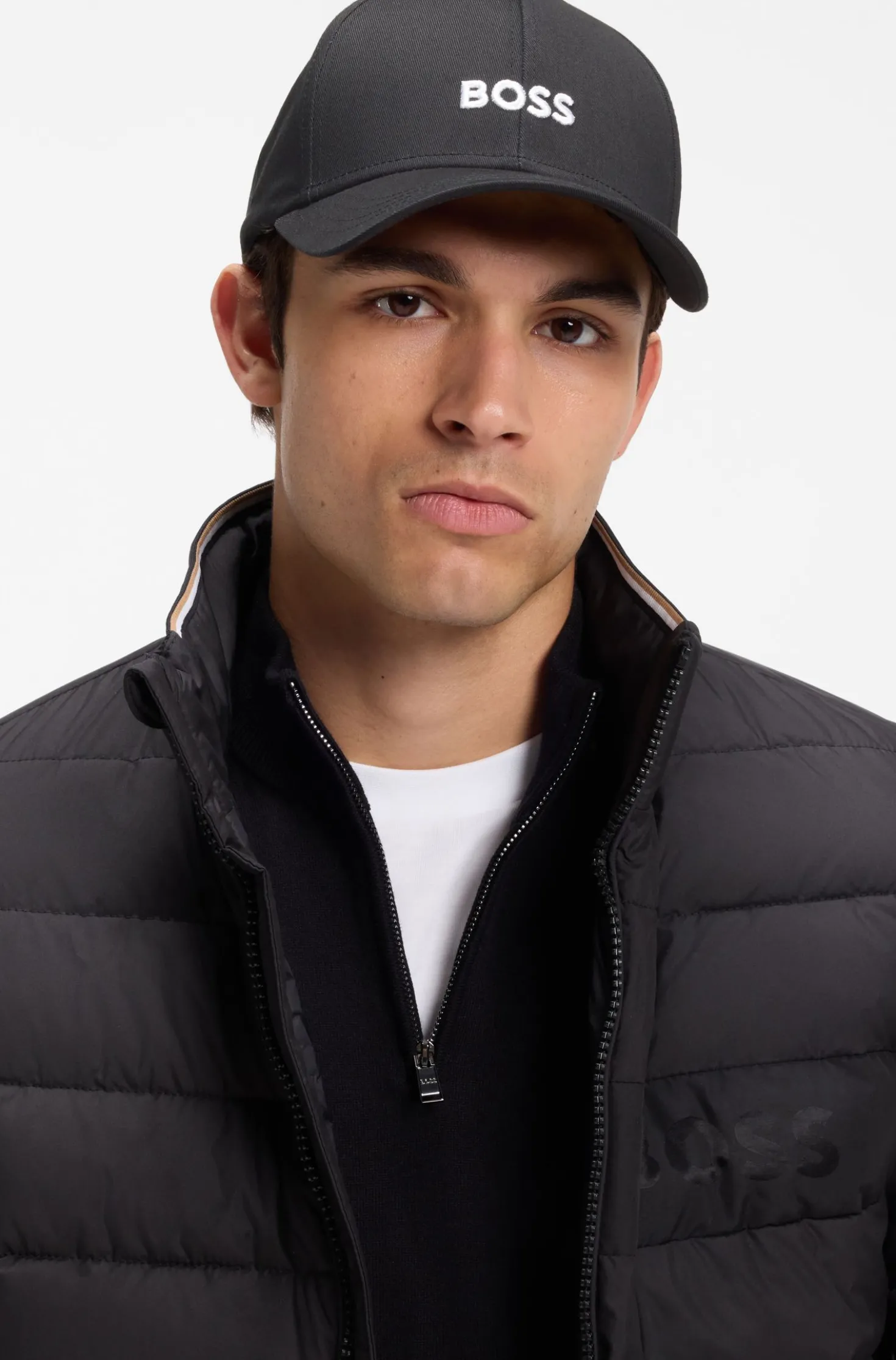 Cap aus Baumwoll-Twill mit Logo-Stickerei
