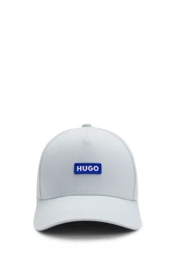 Cap aus Baumwoll-Twill mit Logo-Aufnäher
