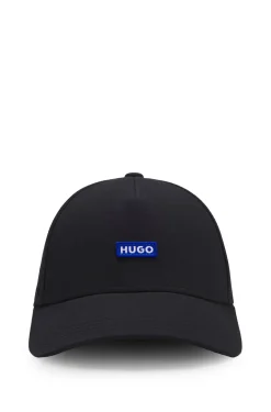 Cap aus Baumwoll-Twill mit Logo-Aufnäher