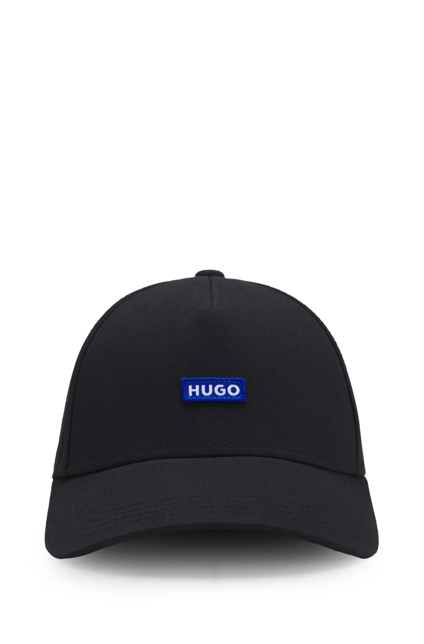 Cap aus Baumwoll-Twill mit Logo-Aufnäher