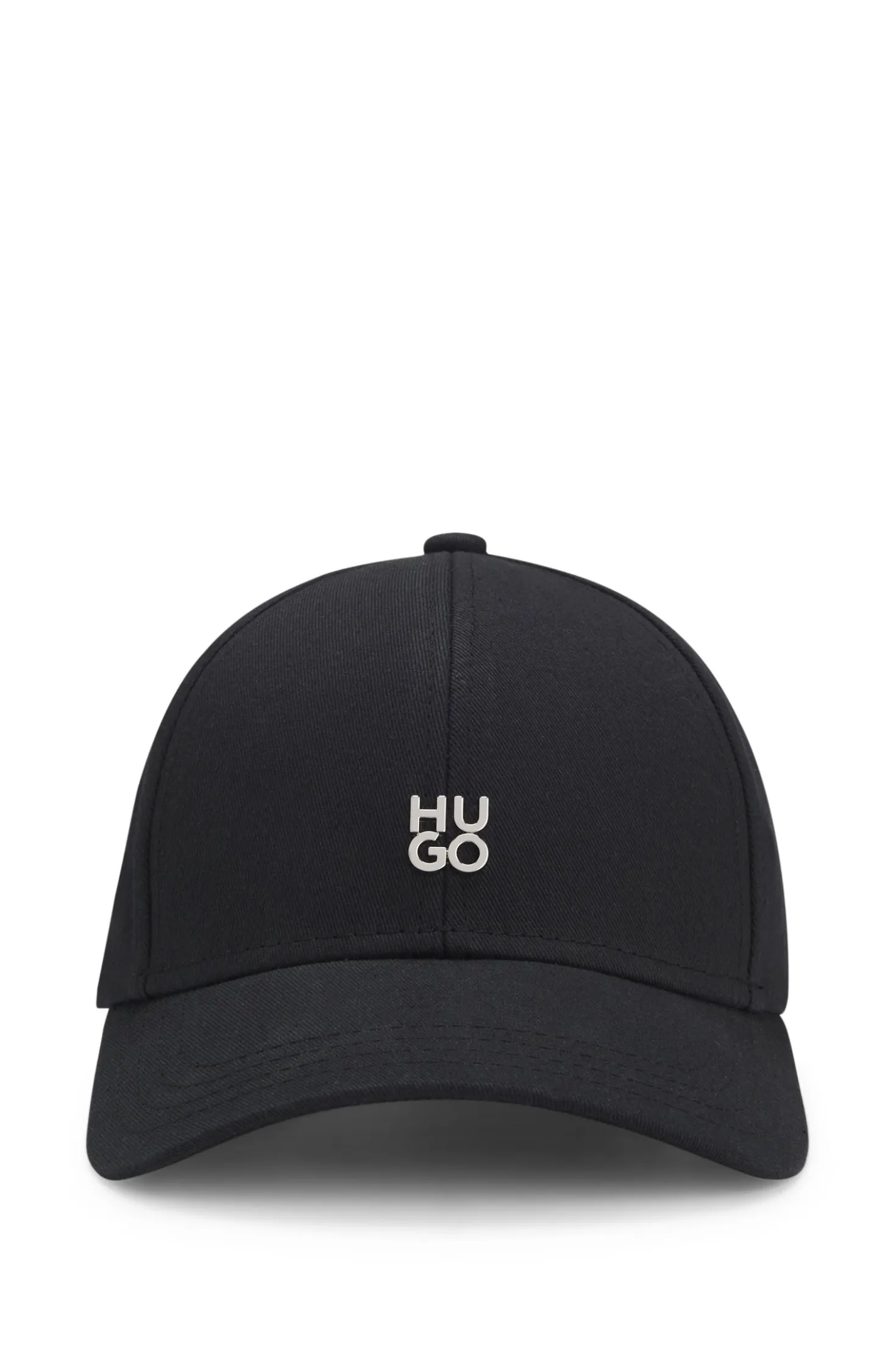 Cap aus Baumwoll-Twill mit Stack-Logo-Schriftzug