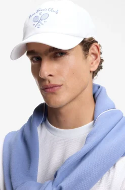 Cap aus Baumwoll-Twill mit Tennis-Artwork