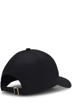 Cap aus Baumwoll-Twill mit tonaler Logo-Stickerei