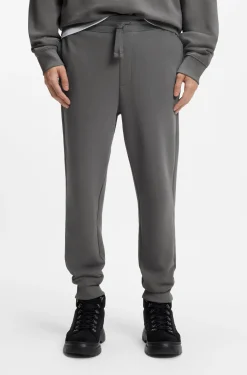 Casual-Hose aus Baumwolle mit elastischen Bündchen