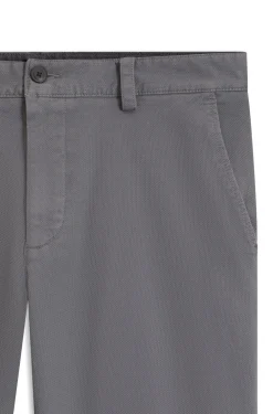 Chino aus strukturierter Stretch-Baumwolle