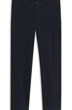 Chino aus strukturierter Stretch-Baumwolle