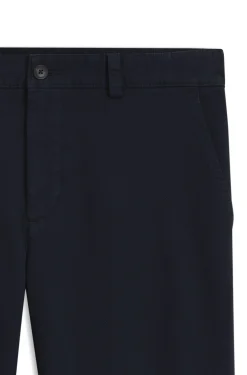 Chino aus strukturierter Stretch-Baumwolle