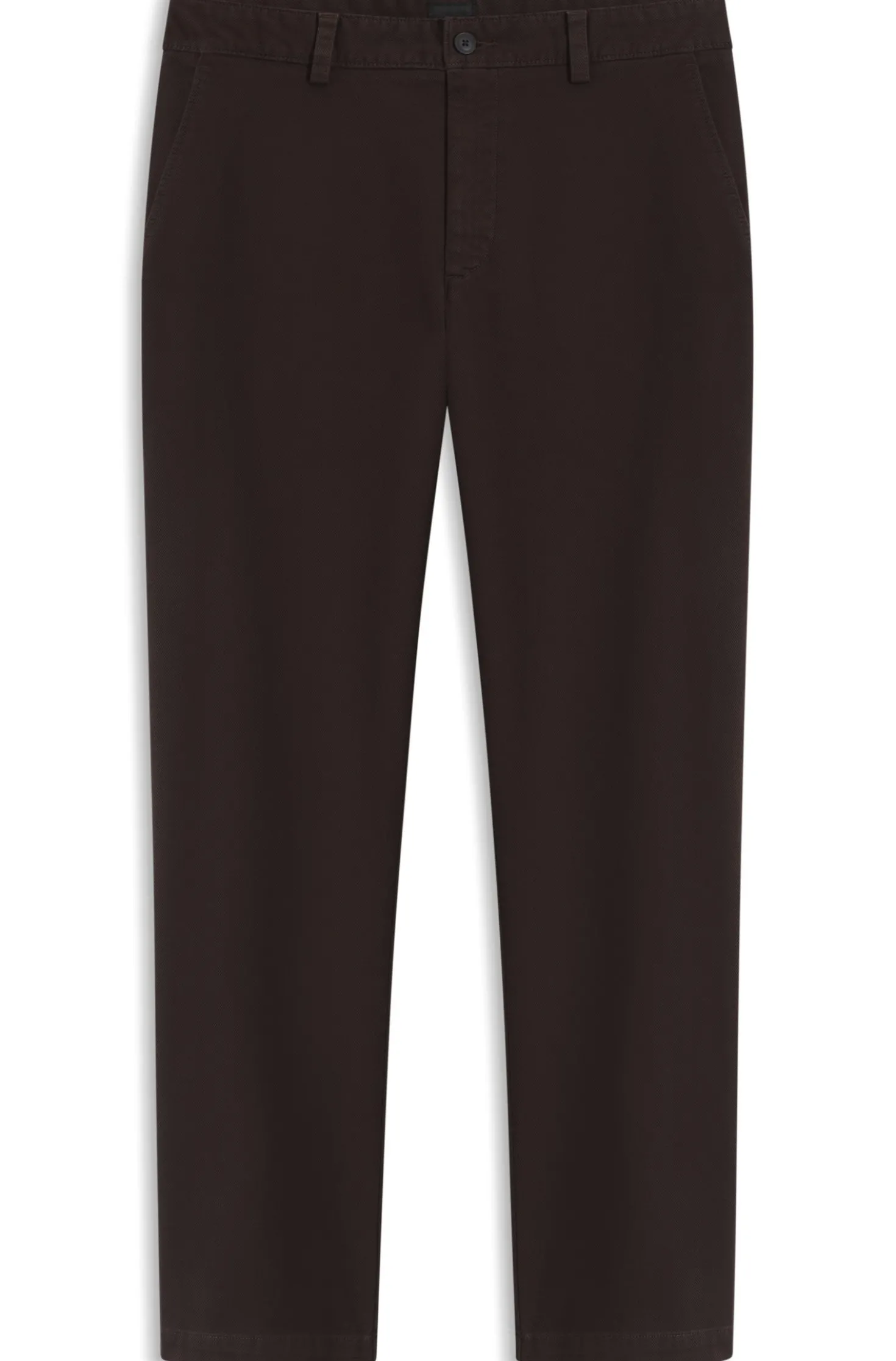 Chino aus strukturierter Stretch-Baumwolle