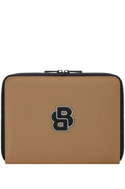 Collegiate-style folder with contrast logo detail