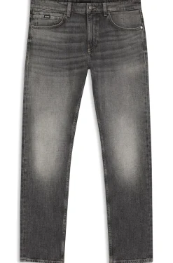 Delaware Schwarze Slim-Fit Jeans aus bequemem Stretch-Denim