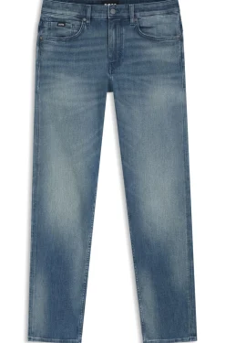 Delaware Slim-Fit Jeans aus blauem leichtem Denim