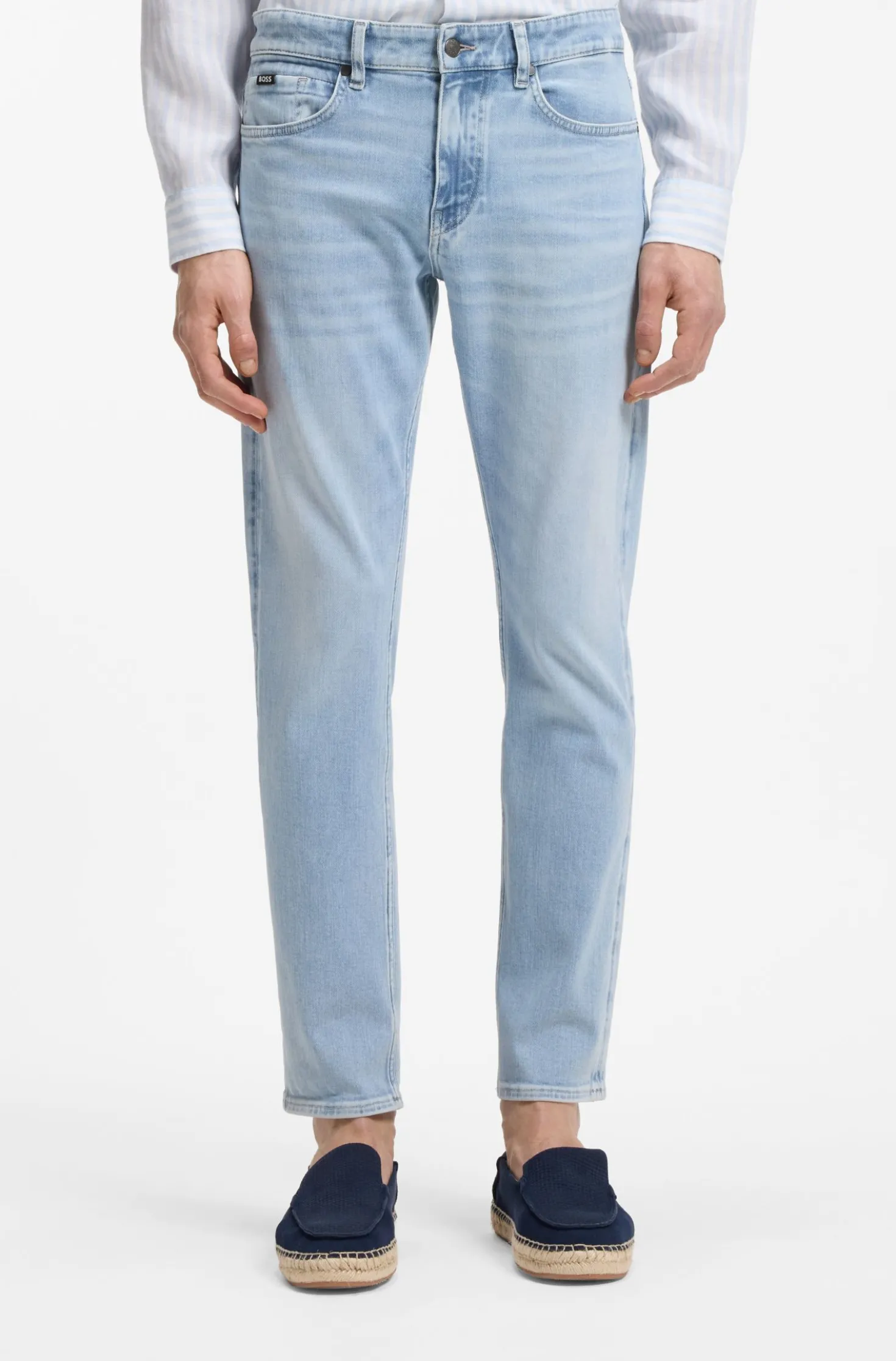 Delaware Slim-Fit Jeans aus blauem Denim