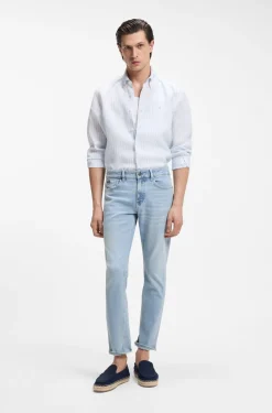 Delaware Slim-Fit Jeans aus blauem Denim