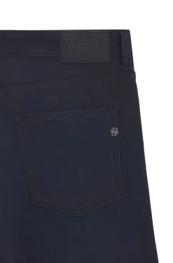 Delaware Slim-Fit Jeans aus blauem Knit Denim