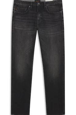 Delaware Slim-Fit Jeans aus schwarzem Stretch-Denim