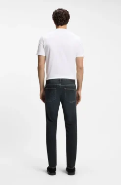 Delaware Slim-Fit Jeans mit Kontrastnähten
