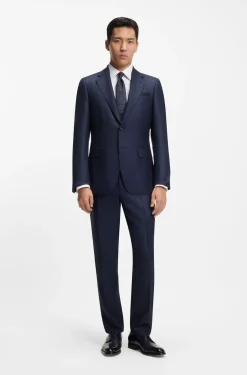Derbys aus Leder mit Brogue-Details