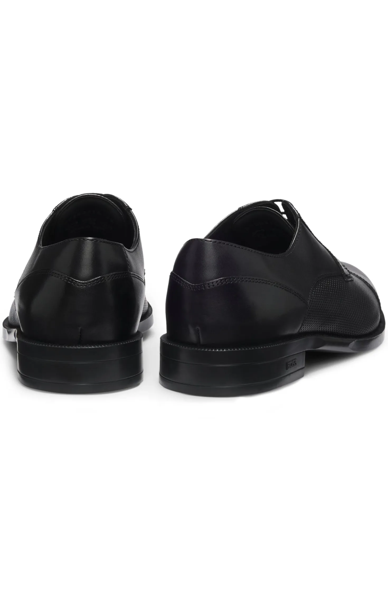 Derbys aus Leder mit Zehenkappe
