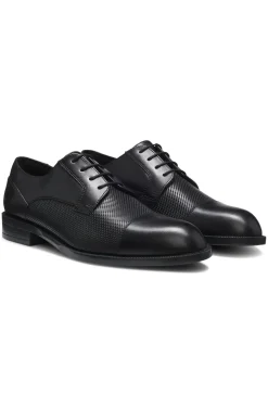 Derbys aus Leder mit Zehenkappe