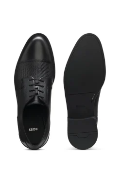 Derbys aus Leder mit Zehenkappe