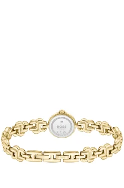 Double B Dressy Uhr mit grünem Zifferblatt und Monogramm-Armband