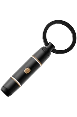 Double-B-Schlüsselanhänger aus schwarz lackiertem Messing