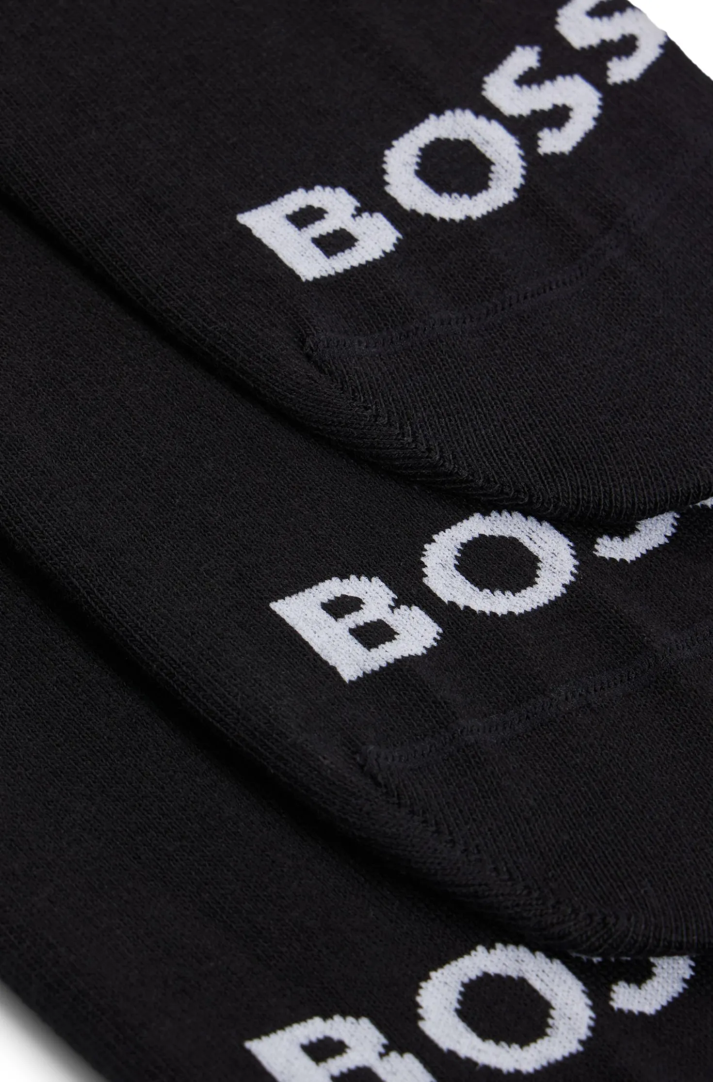 Dreierpack knöchellange Socken mit Kontrast-Logos