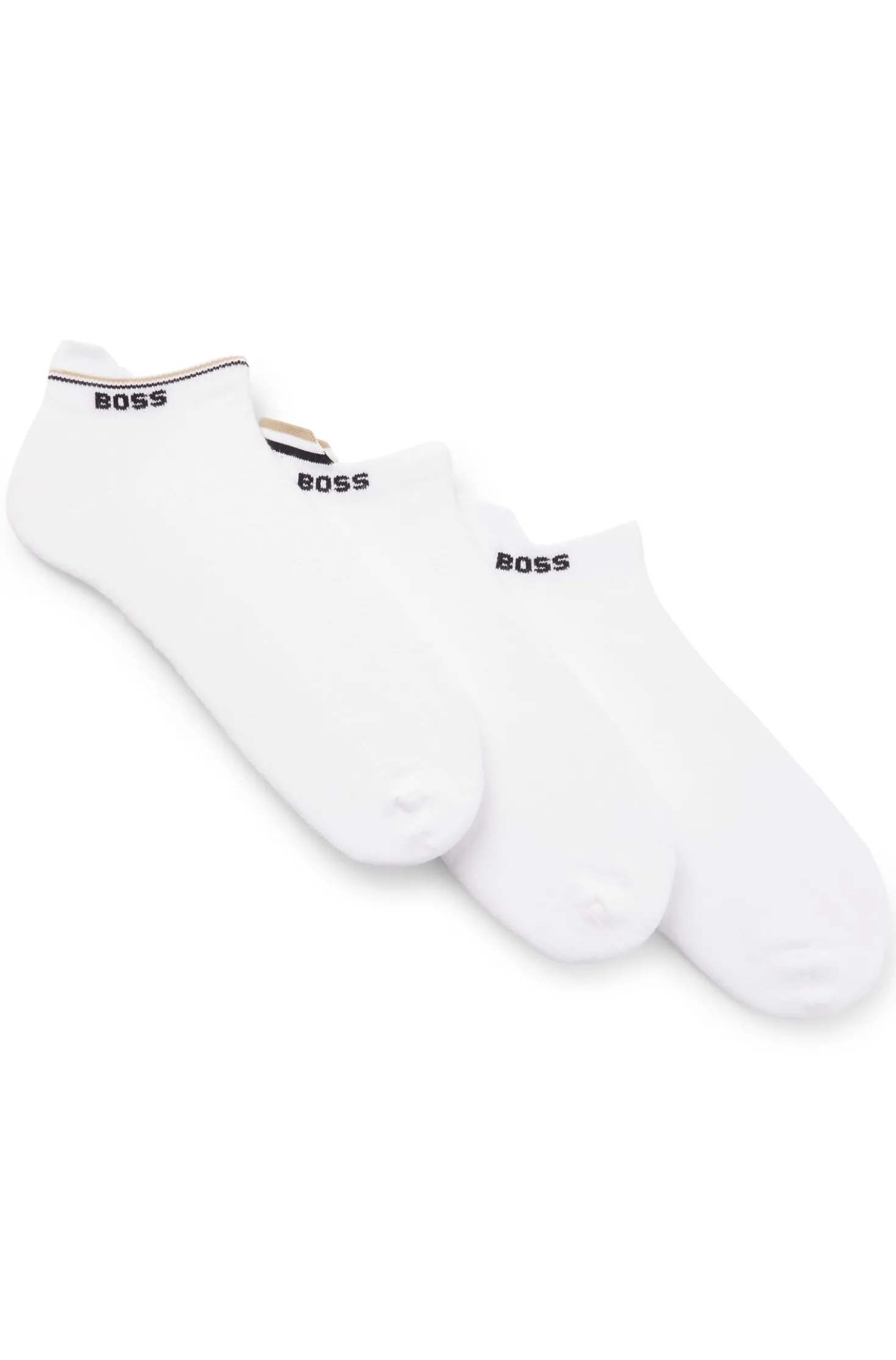 Dreierpack Sneakers-Socken mit plüschiger Sohle