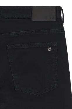 Dunkelblaue Slim-Fit Jeans aus bequemem Stretch-Denim